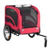 Dog Bike Trailer, Supports up to 100 lbs, Pet Cart Bicycle Carrier for Small & Large Dogs, Easy Folding Frame with Quick Release Wheel, Universal Bicy