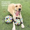 Dog Toys Soccer Ball with Straps, Interactive Toys for Tug of War, Puppy Birthday Toy, Dog Balls for Medium Large Dog, Diameter