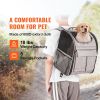 Rolling Pet Carrier Backpack with Removable Wheels for Under 18LBS