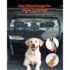 Dog Car Barrier, 46" Wide Car Divider for Cargo Area, Vehicle Pet Barrier with See Through Net Mesh