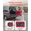 Dog Bike Trailer, Supports up to 100 lbs, Pet Cart Bicycle Carrier for Small & Large Dogs, Easy Folding Frame with Quick Release Wheel, Universal Bicy