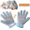 Pet Grooming 2-in-1 Pet Grooming Glove(single glove shipment)