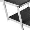 Dog Stair for Cars, Wide 4-step Dog Car Steps, Folding Dog Car Ramp with Nonslip Surface, Portable Pet Steps Lightweight Aluminum for Car