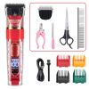 Dog Hair Clippers Set Low Noise Rechargeable Cordless For Dogs; Dog Grooming Clippers
