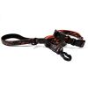 Graffiti Waterproof Dog Collar and Leash Set, Custom Logo Durable PVC Pet Leash for Small Medium Large Dogs