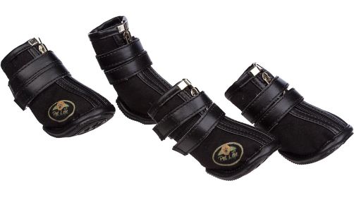 Ruff Suede High-Support Pet Shoes Sneakers (Size: small)