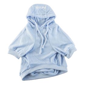 French Terry Pet Hoodie Hooded Sweater (Size: large)