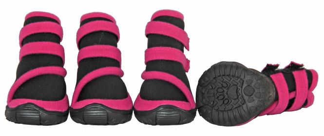Performance-Coned Premium Stretch Supportive Pet Shoes - Set Of 4 (Size: small)