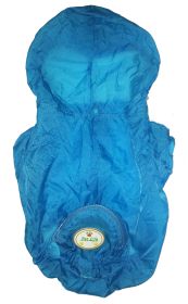 The Ultimate Waterproof Thunder-Paw Adjustable Zippered Folding Travel Dog Raincoat (Size: small)