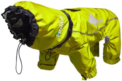 Dog Helios Weather-King Ultimate Windproof Full Bodied Pet Jacket (Color: Yellow, Size: small)