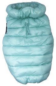 Pet Life 'Pursuit' Quilted Ultra-Plush Thermal Dog Jacket (Color: Aqua, Size: X-Small)