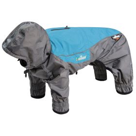Dog Helios 'Arctic Blast' Full Bodied Winter Dog Coat w/ Blackshark Tech (Color: Blue, Size: X-Small)