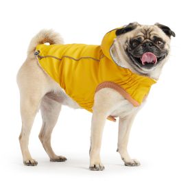 GF Pet Insulated Raincoat - Yellow (Size: M)