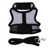 Cool Mesh Dog Harness - Solid Black -- Not Returnable