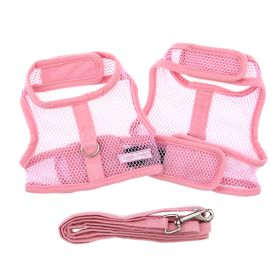 Cool Mesh Dog Harness - Solid Pink -- Not Returnable (Option: X-Small)