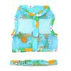 Cool Mesh Dog Harness with Leash - Pineapple Luau -- Not Returnable