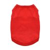 100% Cotton Dog Tanks - Flame Scarlet Red -- Not Returnable