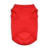 100% Cotton Dog Tanks - Flame Scarlet Red -- Not Returnable