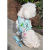 Cool Mesh Dog Harness with Leash - Surfboards and Palms -- Not Returnable
