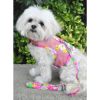 Cool Mesh Dog Harness with Leash - Pink Hawaiian Floral -- Not Returnable
