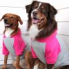 Color-Block Flex Fit Hoodie - Pink on Gray -- Not Returnable