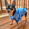 Soft Plush Pullover - Tie-Dye Blue -- Not Returnable