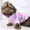 Soft Plush Pullover - Tie-Dye Pink & Purple -- Not Returnable